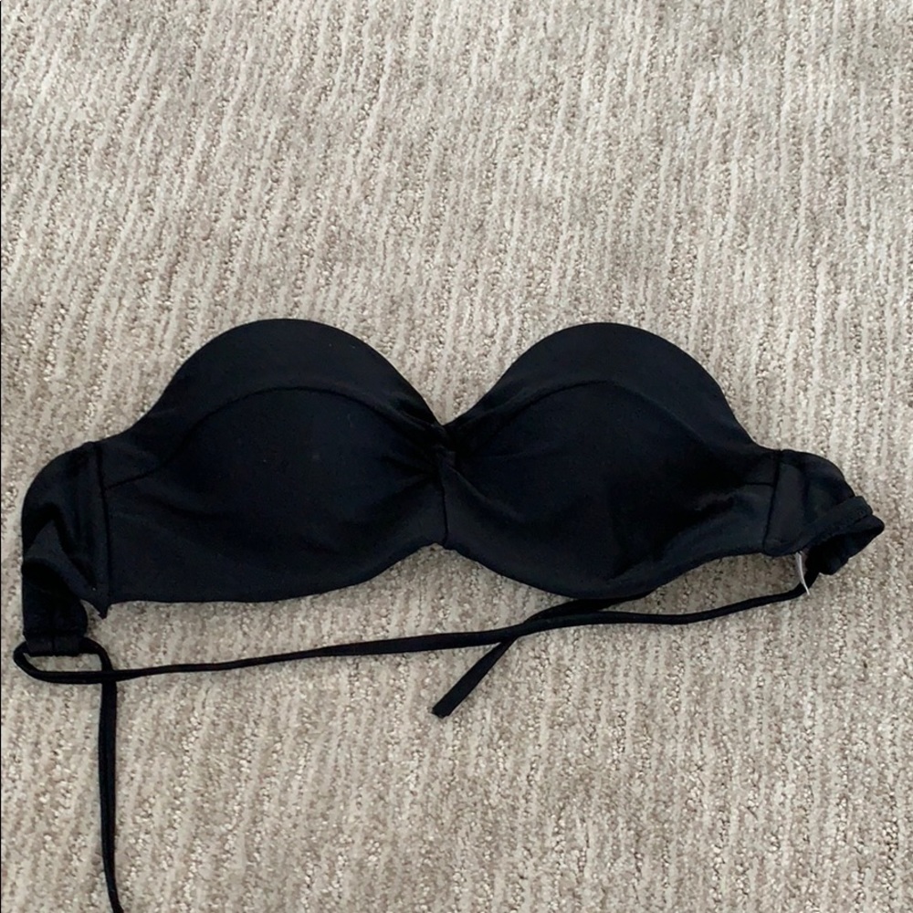 women’s strapless swim top